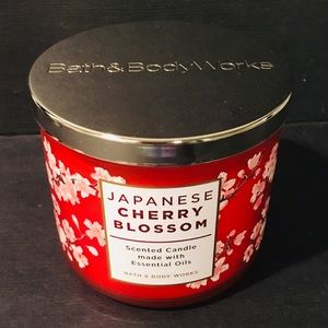 BBW Japanese Cherry Blossom Candle 3-wick Candle by Bath & Body Works New NWT